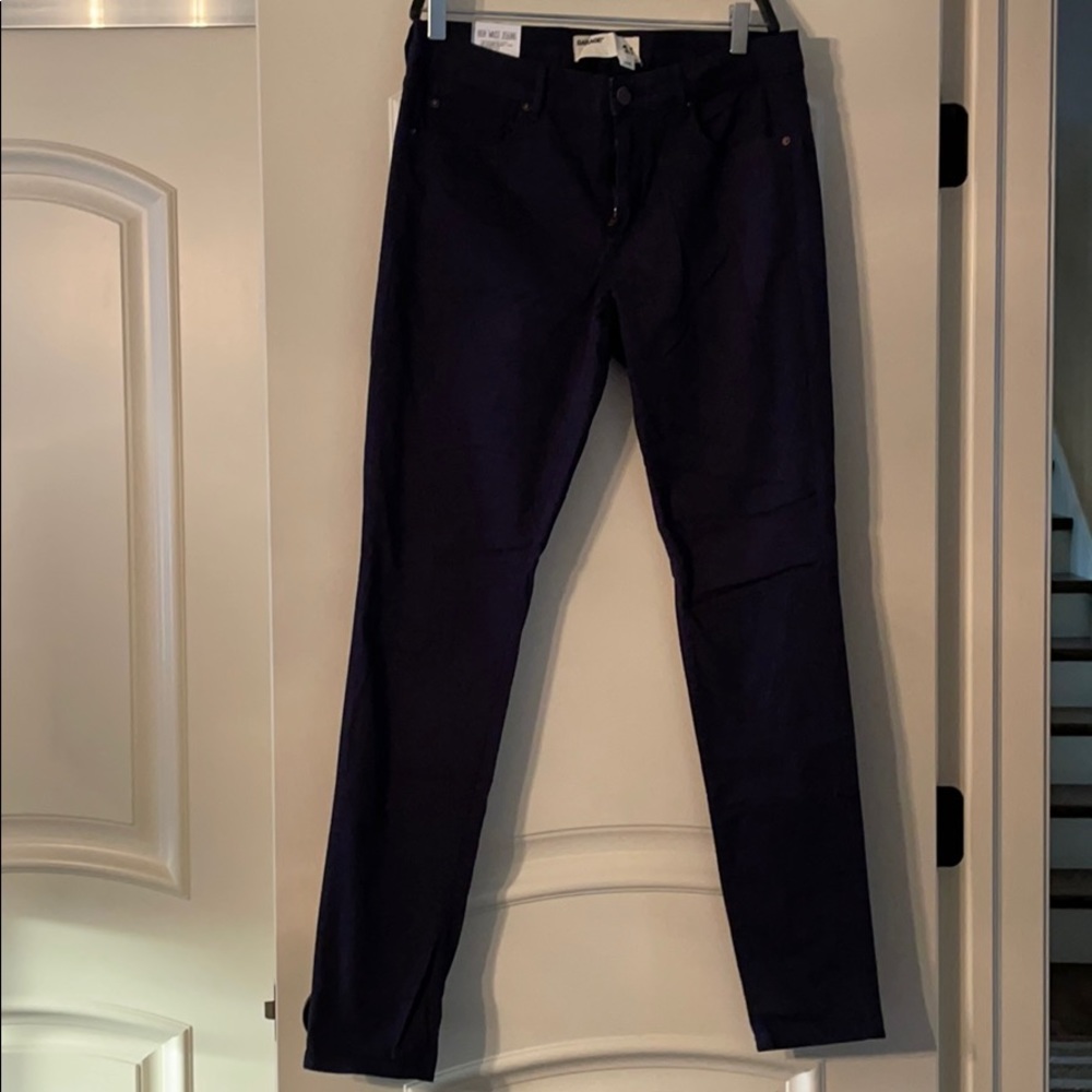 New - Garage-high waist jegging-long seaside navy